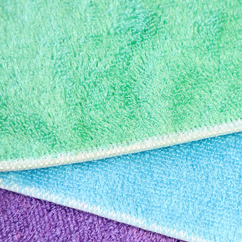 Wholesale Kitchen Dish Cloth Bamboo Fiber Cleaning Dish Cloth Towel Kitchen Dish Towels