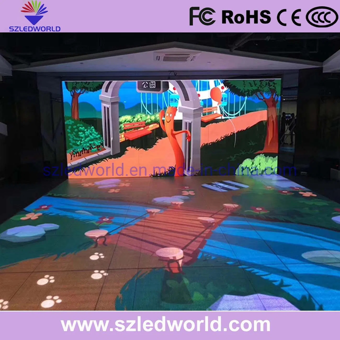RGB LED Video Super Brightness P6.25mm LED Screen and Dance Floor Display for Stage Lighting
