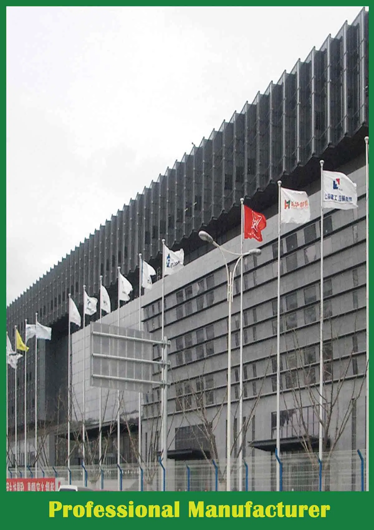 Aluminum /Stainless Steel Tapered Outdoor Conic Flag Pole