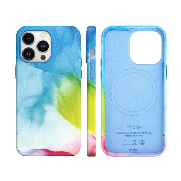 Чехол для iPhone 14 с MagSafe, ротационный, из искусственной кожи