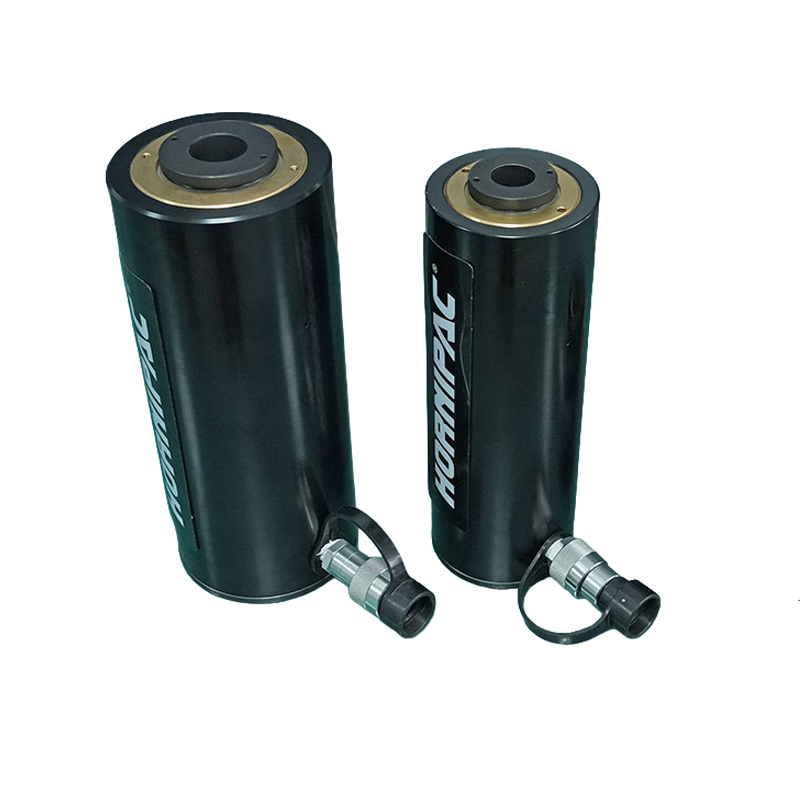 HORNIPAC RACH1504 Aluminum Hollow Plunger Cylinder Jack Light Weight Single Acting 150Ton Hydraulic Cylinder