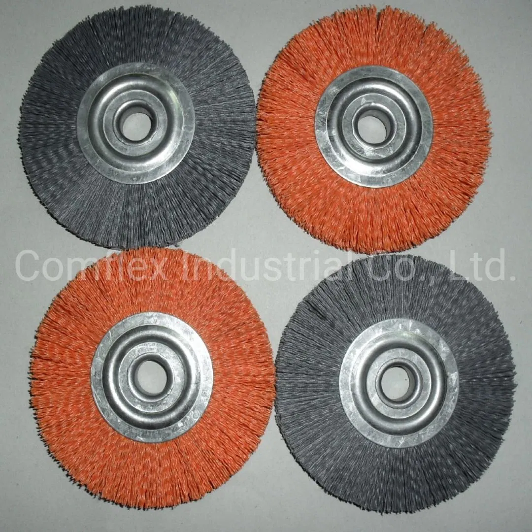 Абразивный полировальный круг из волнистой проволоки