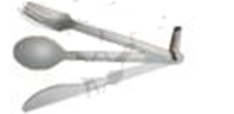 Cheap Eco-Friendly Titanium Flatware Set 3 PCS