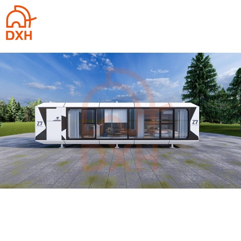 Prefabricated Building Modular Steel Portable Office Camping Container House Apple Cabin