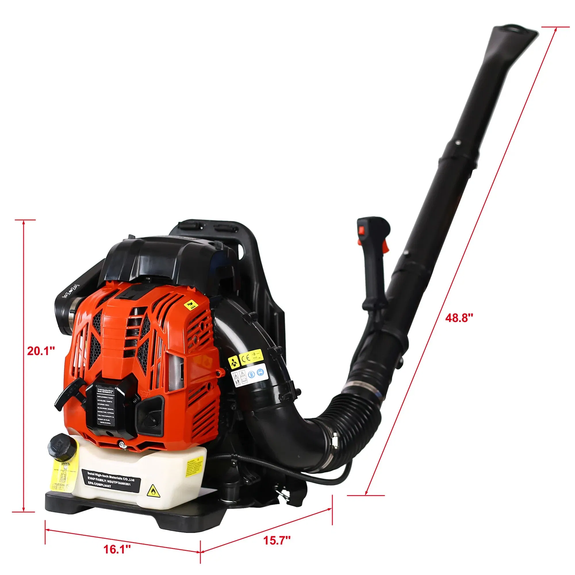 76cc 4-Stroke Backpack Gasoline Blower for Garden & Snow with Petrol Engine (GB760-4)