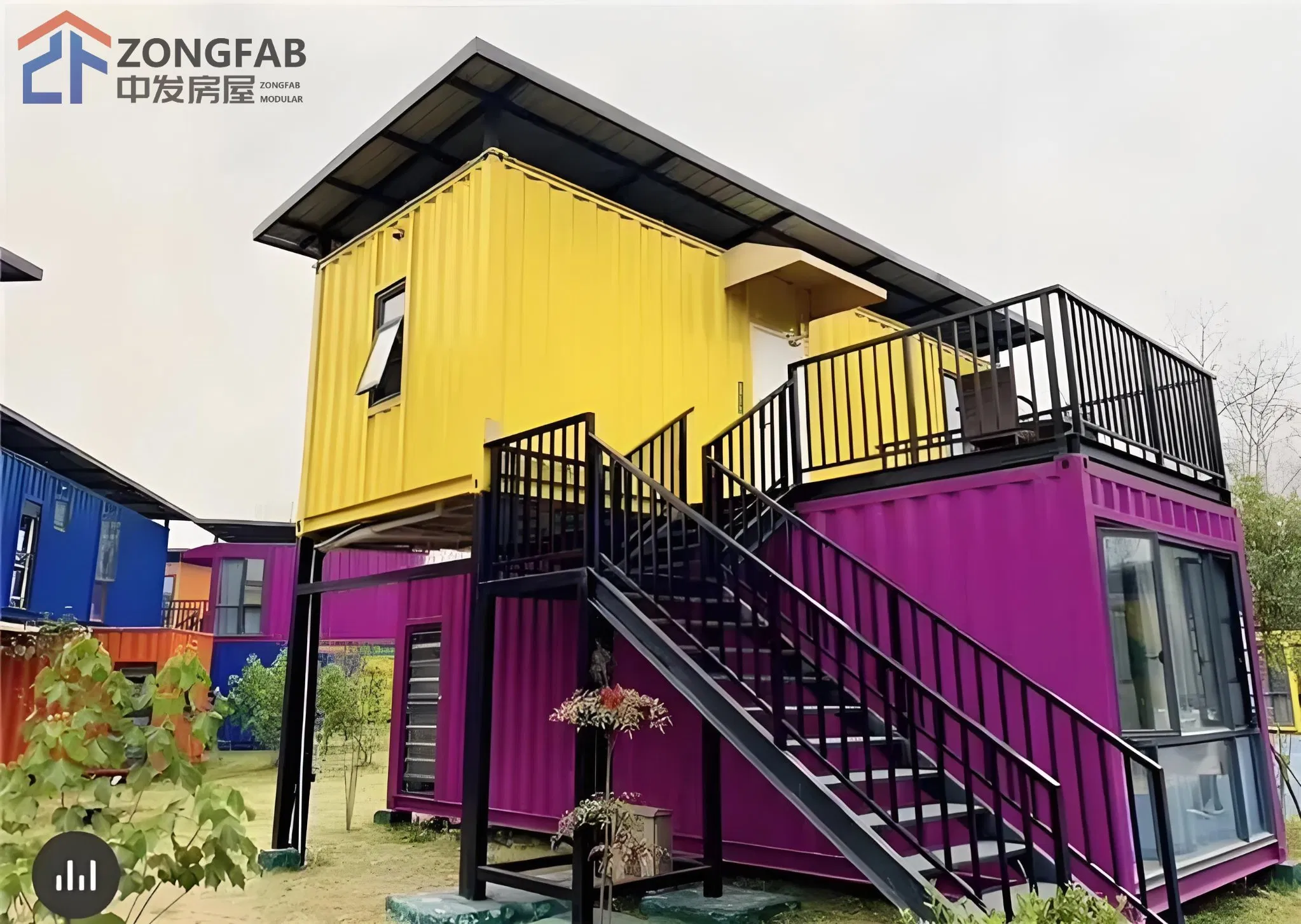 Customized Design Shipping Container Transform Renovation House Low Cost Affordable Economic