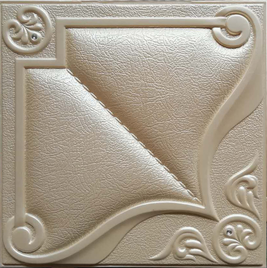 Faux Leather Wall Panel, Embossing Wall Paper, Interior Curtain Wall