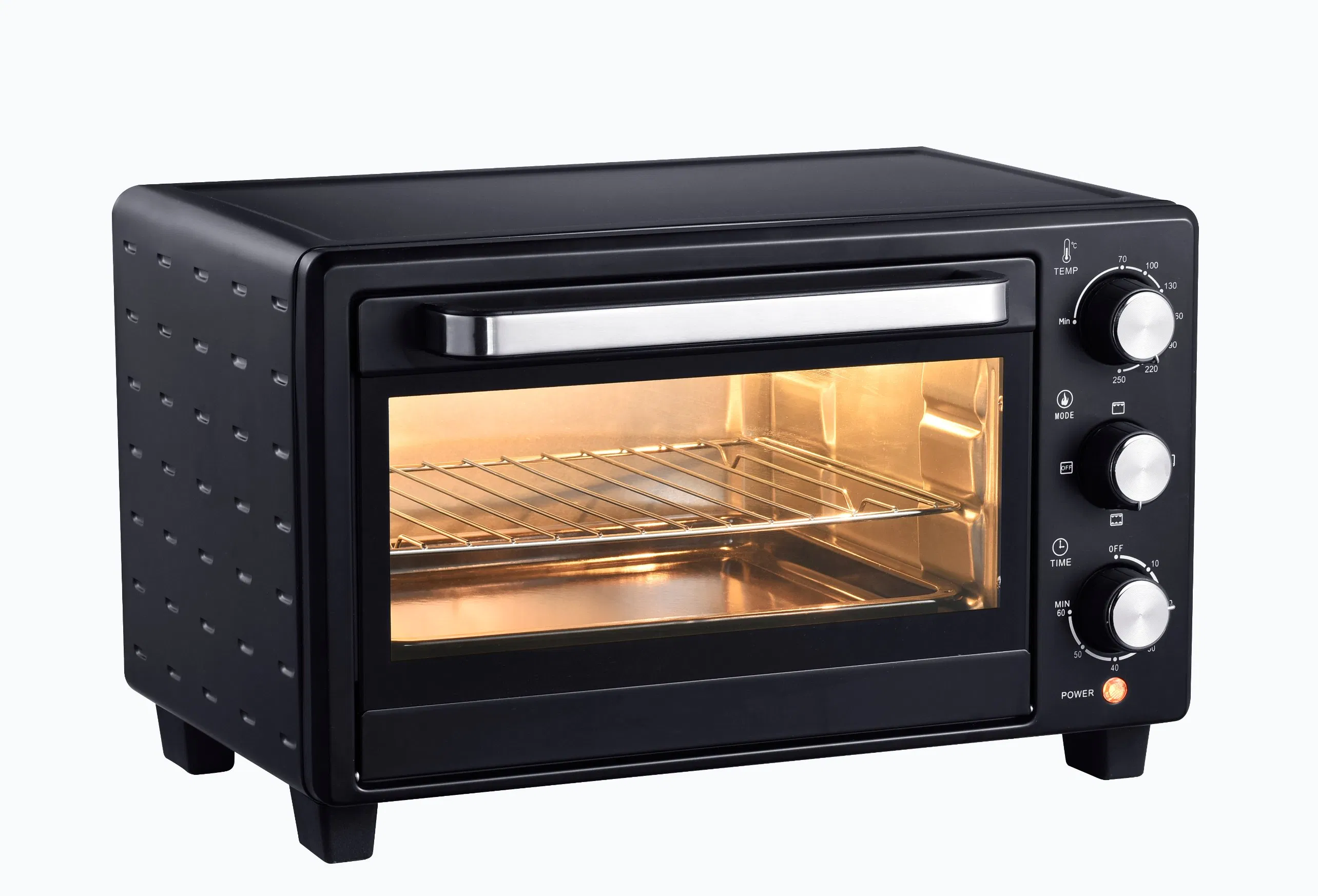 1400W Kitchen Convection Bakery Chicken Rotisserie Pizza Home Electric Toaster Oven