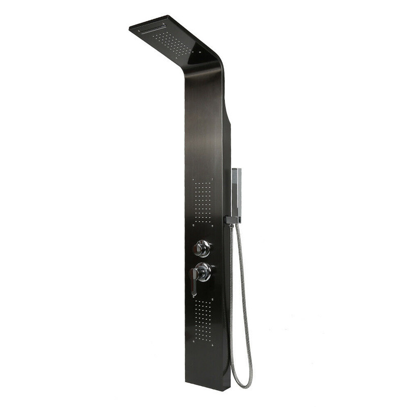 Stainless Steel Shower Column Set Shower Panel with Massage Function