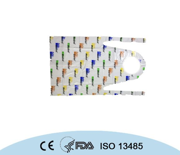 Disposable Printed Waterproof Polythene Plastic Apron