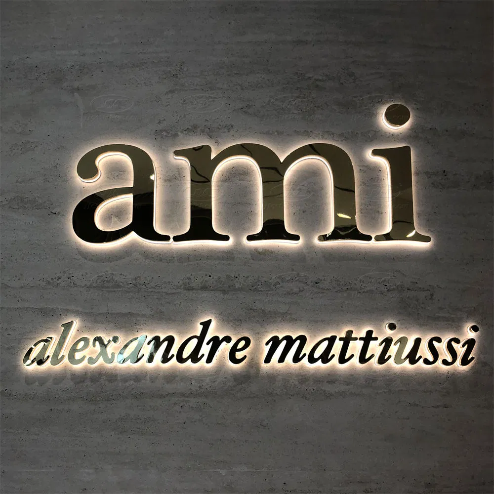 Custom Acrylic LED Back-Lit Billboard Backlight Channel Letter Sign for Restaurant and Shops