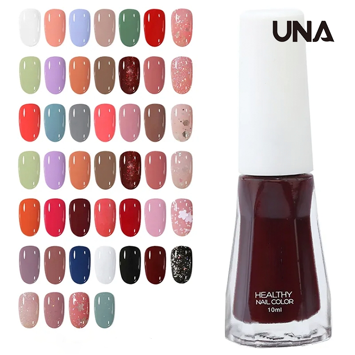Private Label Water Base Air Dry Fashion 40 Colors Breathable Nail Polish Nail Polish Non Toxic Nail Polish for Kids Use