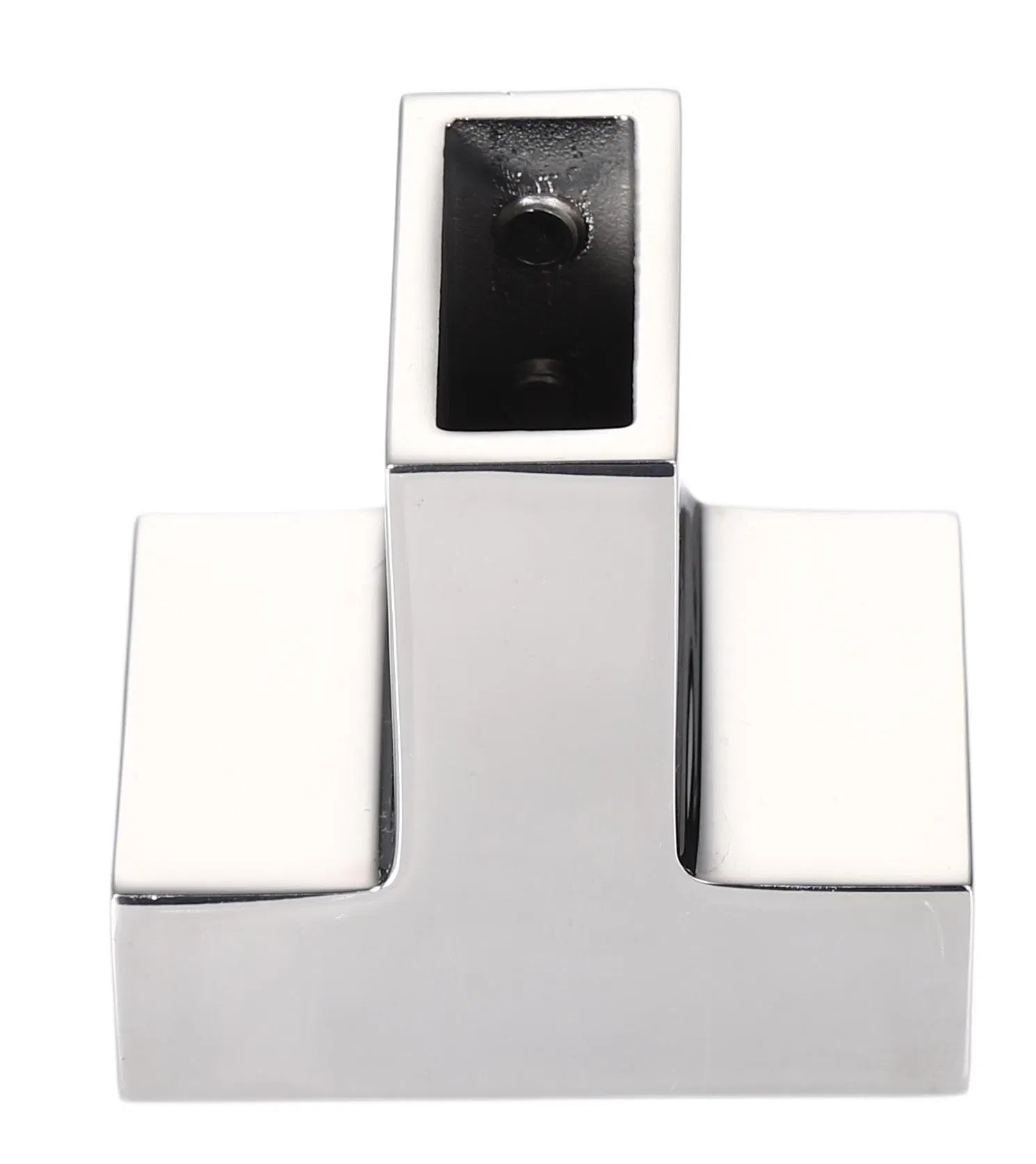 Shower-Glass Bathroom Pipe-Fitting Mirror-Finish 304-Stainless-Steel T-Junction Bracket for Header Bar