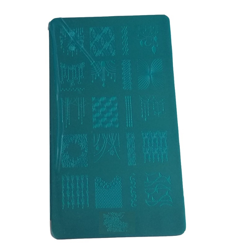 Flowers Nail Art Stamper Plate for Stamping DIY Nail Plate Kit