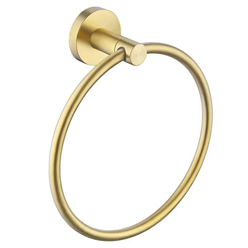 Хромированный настенный держатель для полотенца Luxury Circle