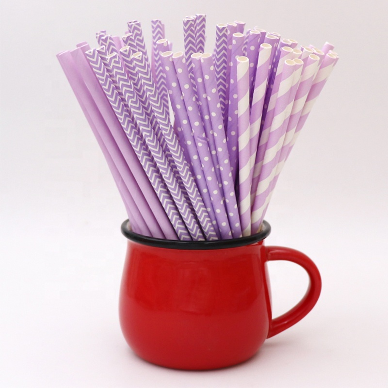 Manufacturer Wholesale Disposable Eco-Friendly Biodegradable Food Grade Drinking Paper Straws