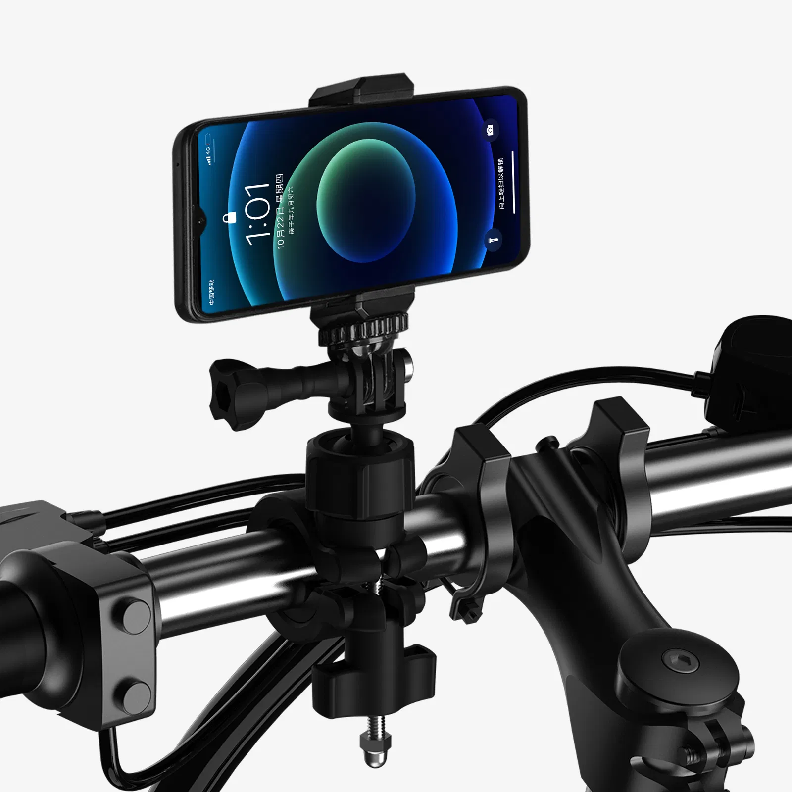 Крепление Telesin для экшн-камер и телефона на руль