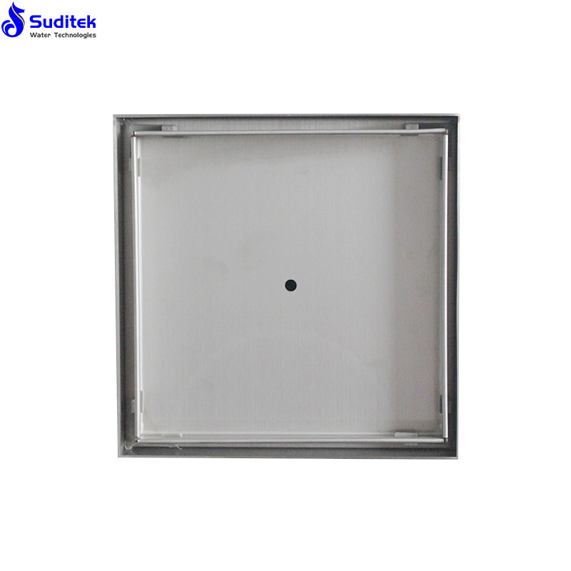 Stainless Square Classic Recessed Floor Waste for Indoor Usage Floor Drain