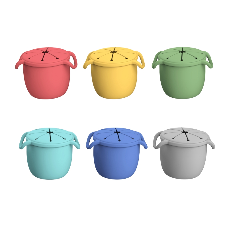 Collapsible Silicone Snack Container Easy Clean