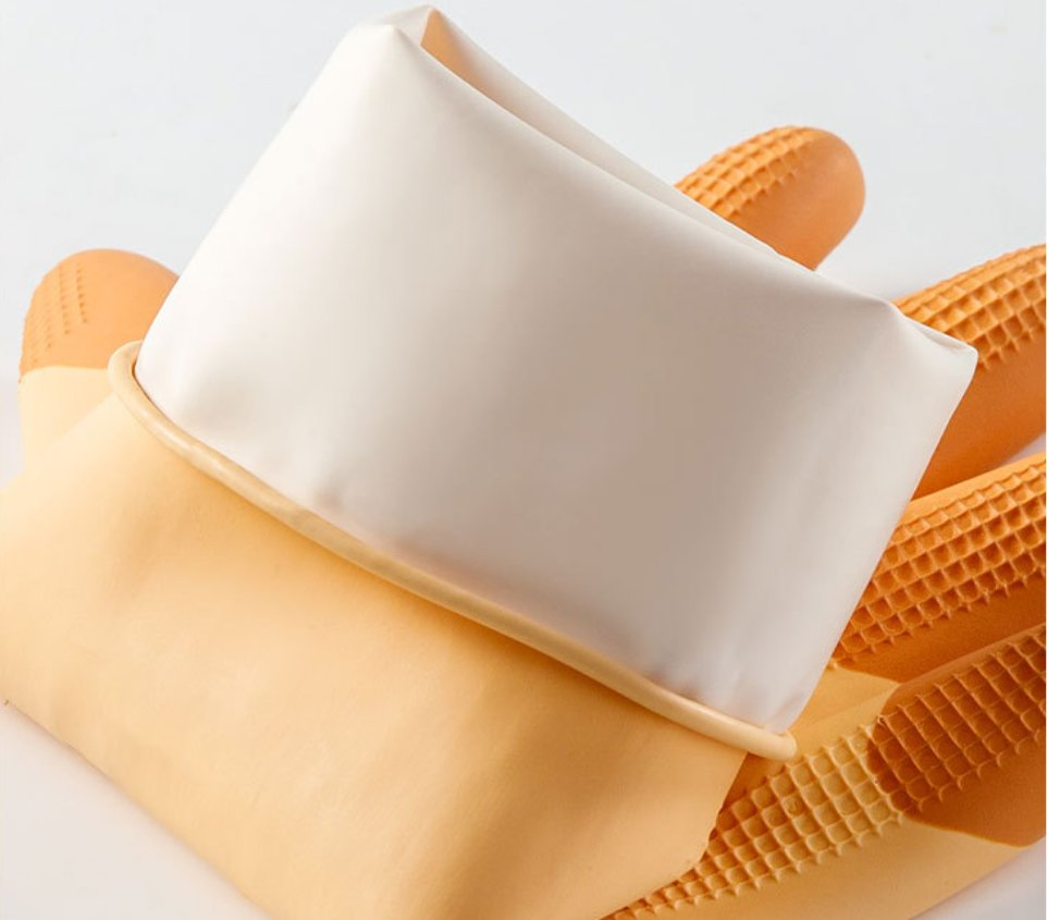 New Colorful Latex Cleaning Gloves Thin Fitted Waterproof Non-Slip Household Gloves