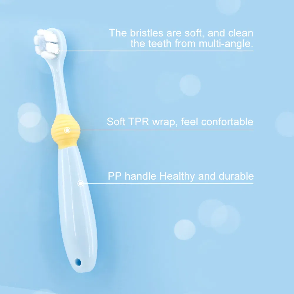 Manufacturer Custom Logo Massage Gums Children Cartoon Toothbrush