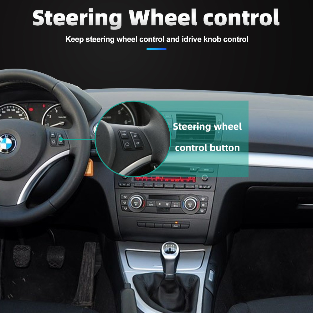 10.25 дюймов GPS-навигатор с CarPlay для BMW E87/E81/E82 2005-2012