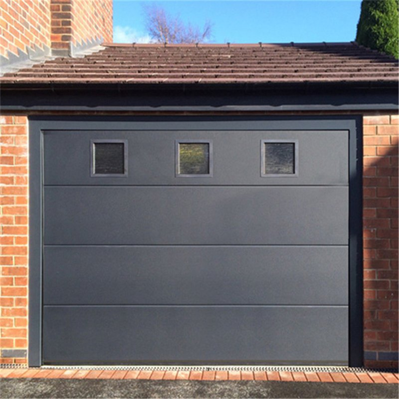 Factory Customized Modern Sectional Garage Gate Panel for Home Automatic Remote Control Electric Motor Garage Door
