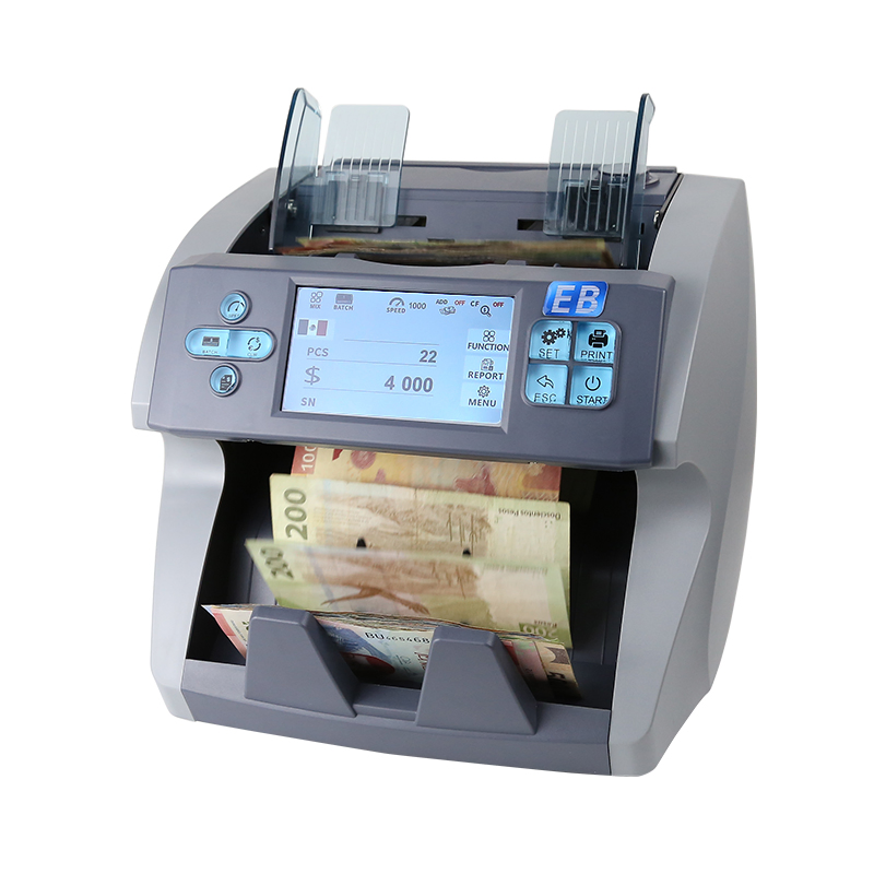 LD-6000 Multi-Currency Bill Counter with SN Code Recording and Mixed Denomination Counting