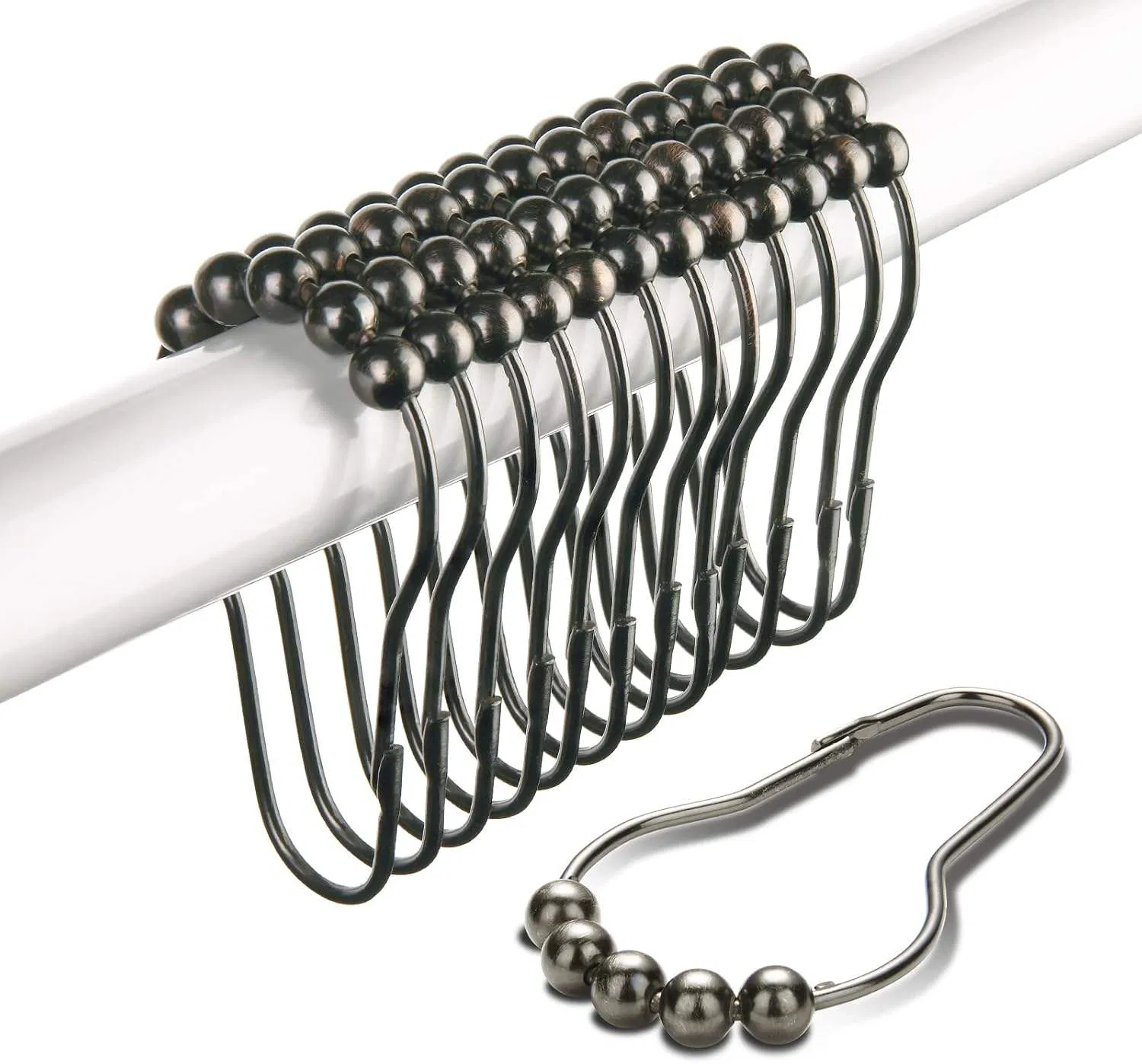 Hot Sale Metal Curtain Hanger Curtain Hooks Metal Bathroom Curtain Hooks