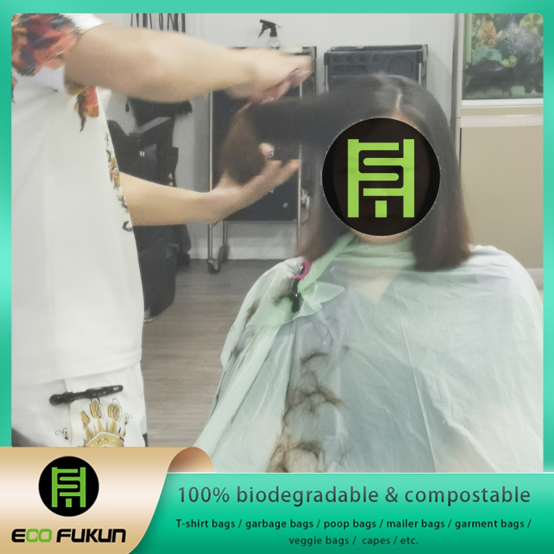 Disposable Hairdressing Cape, Compostable Barber Cape
