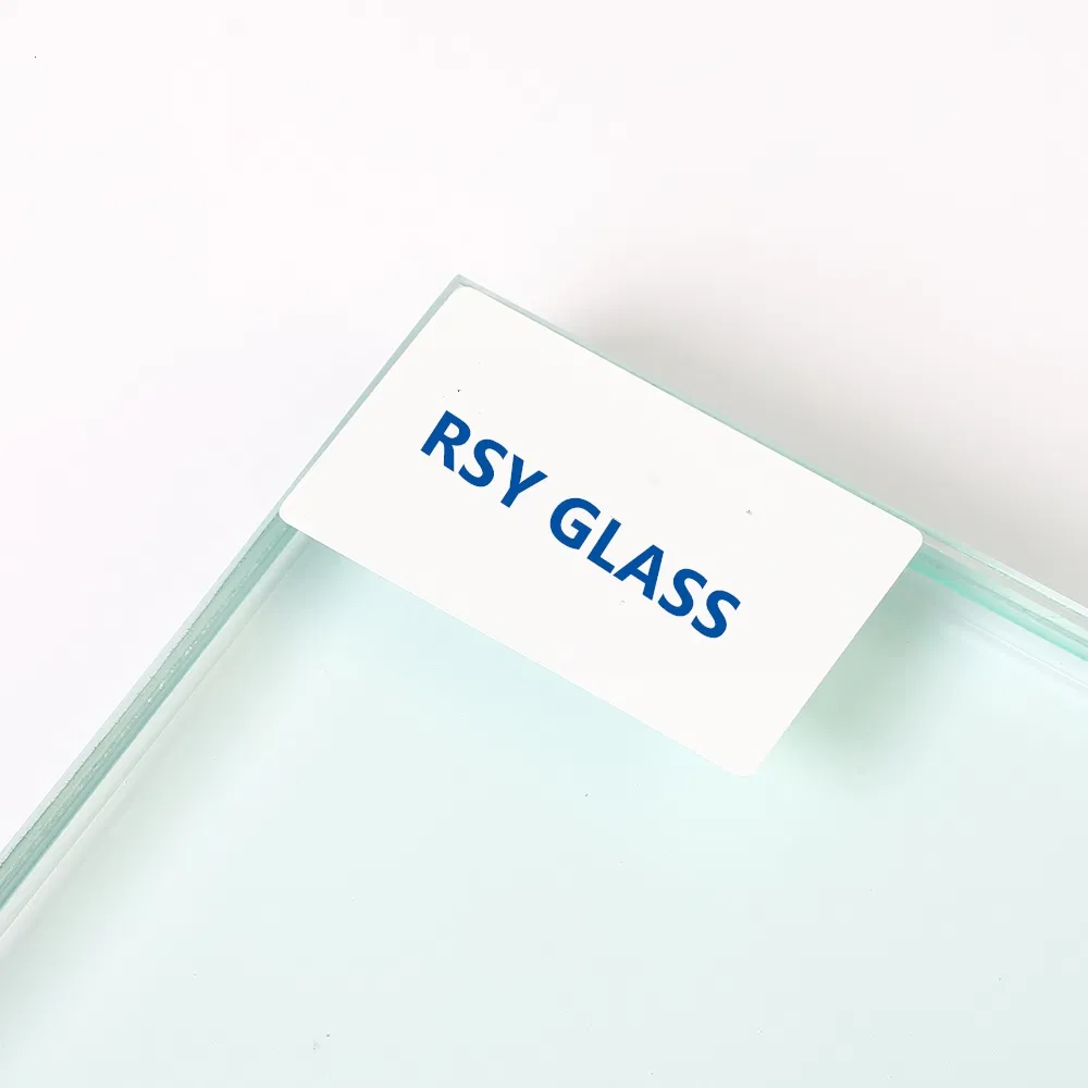 Customized Clear Building Glass with PVB Double Lamination