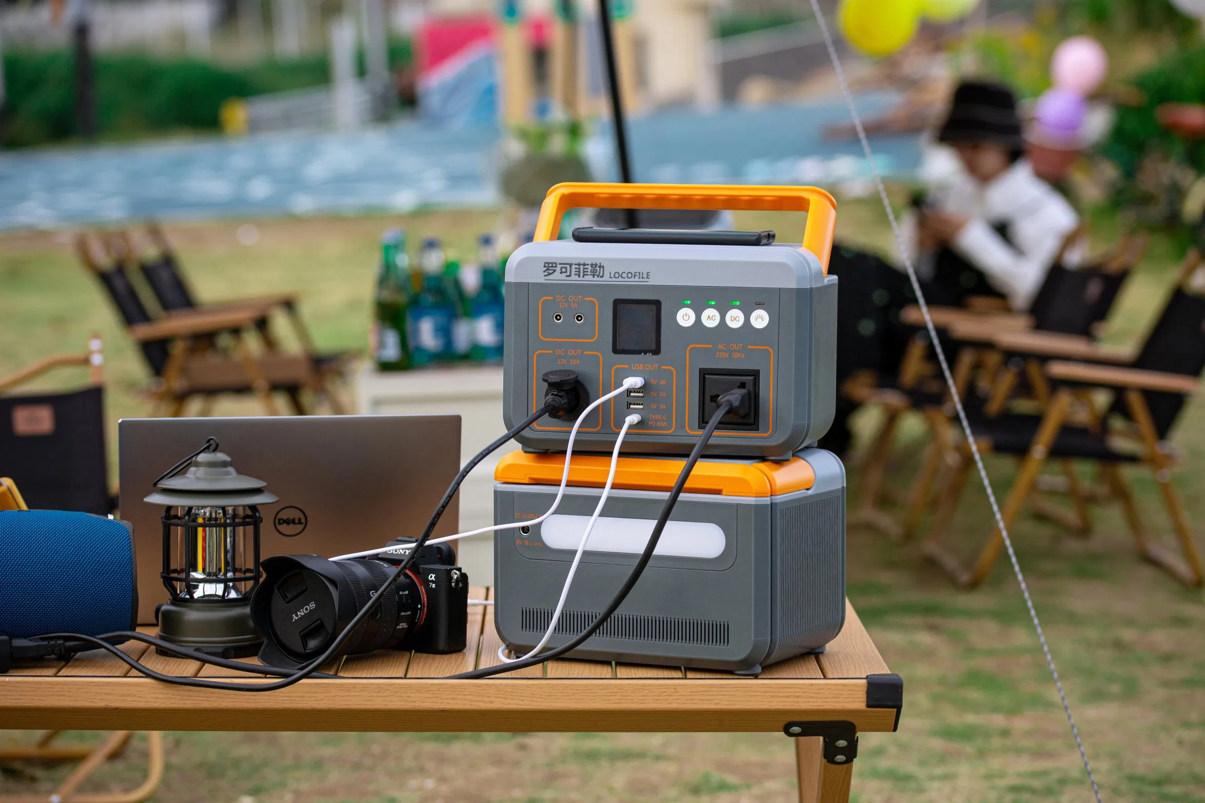 Портативная электростанция 500Вт с солнечной зарядкой