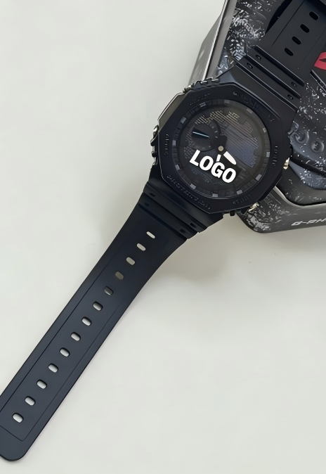 High Quality Luxury Digital Fashion Watch Handmade Black Moissanite Stainless Steel Quartz Unisex All Day Wearing