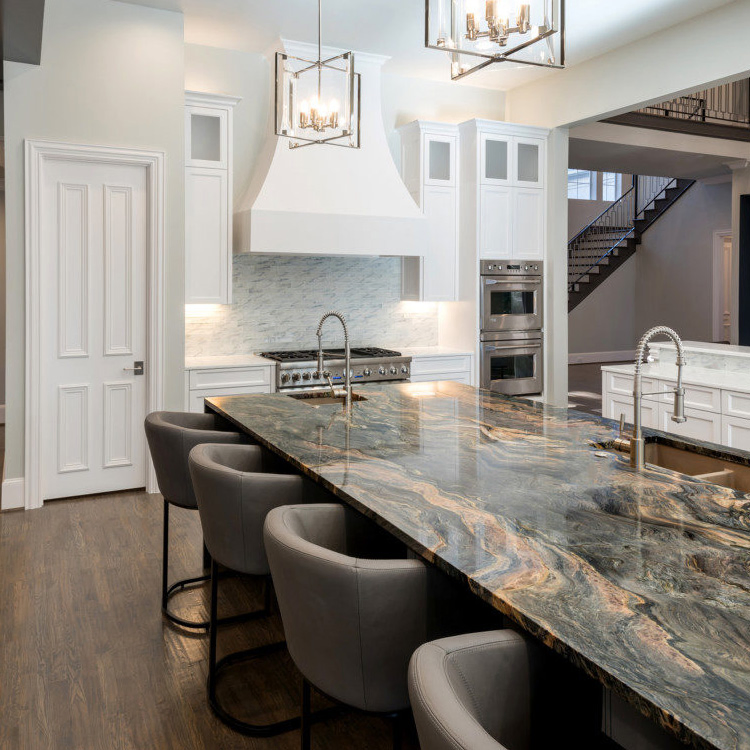 Imported Brazil Fusion Wow Quartzite Granite Stone Countertops