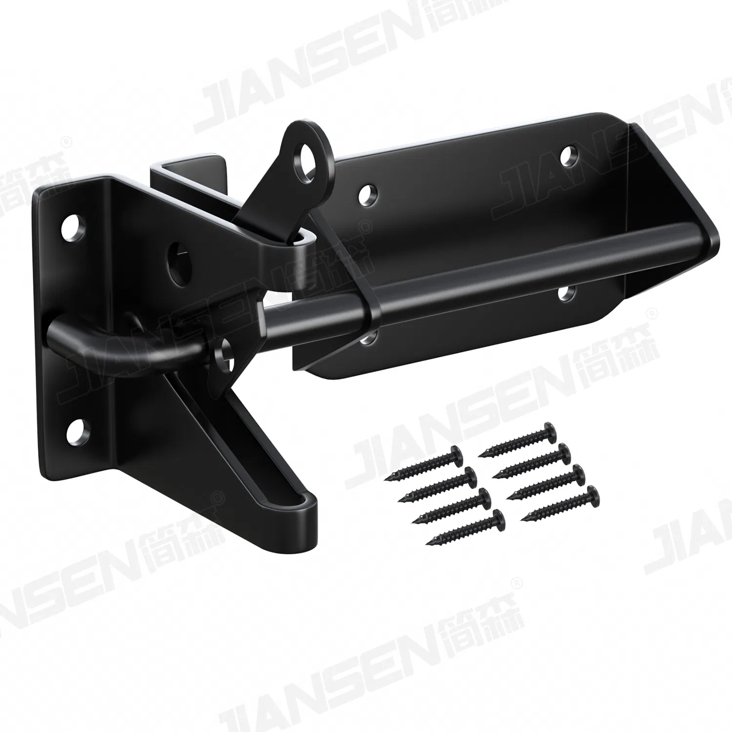 Premium Self-Locking Gate Latch for Wooden and Metal Fences