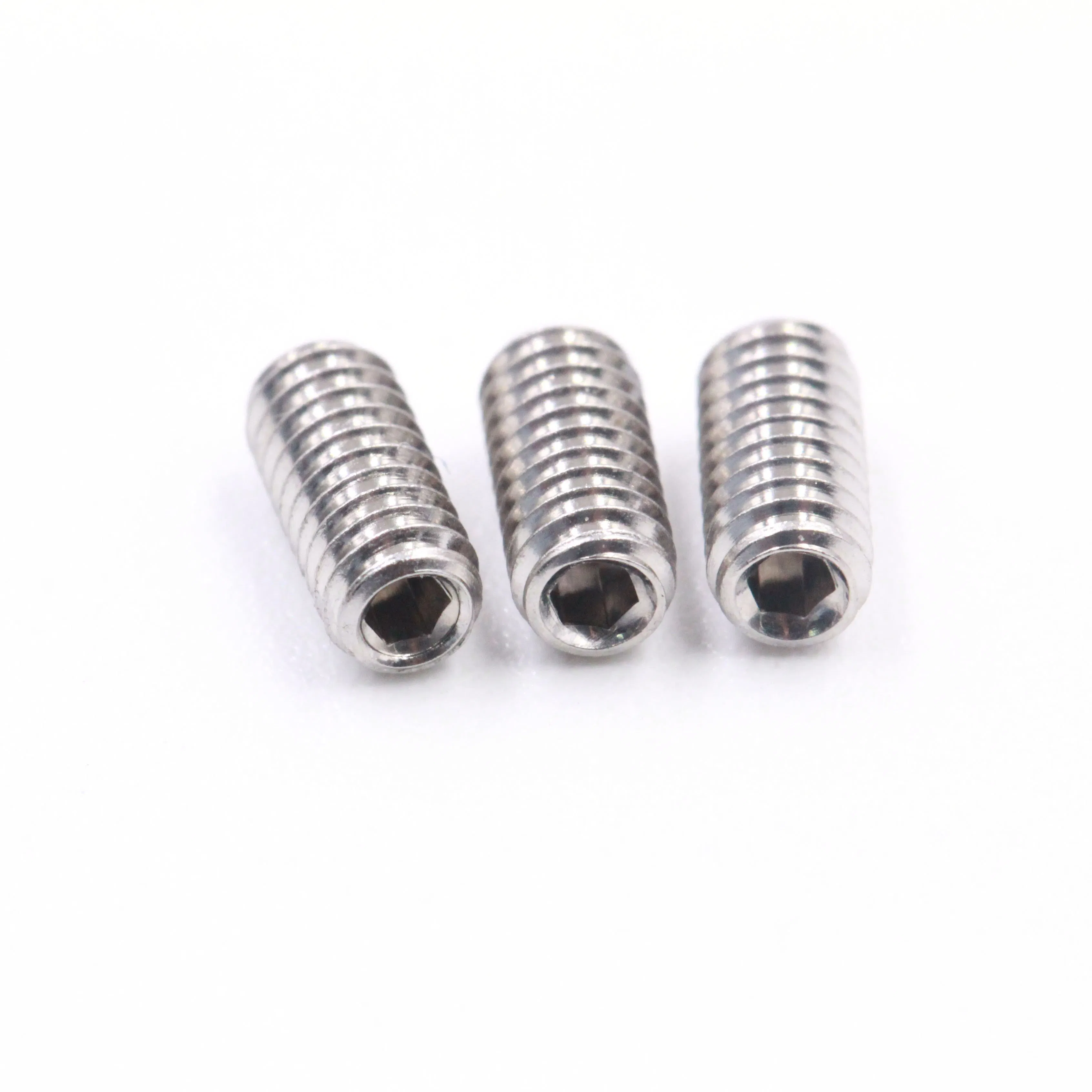 Stainless Coloured Metal Ball Head Screw M6 Spring Loaded Ball Head Hexagon Socket Set Screws