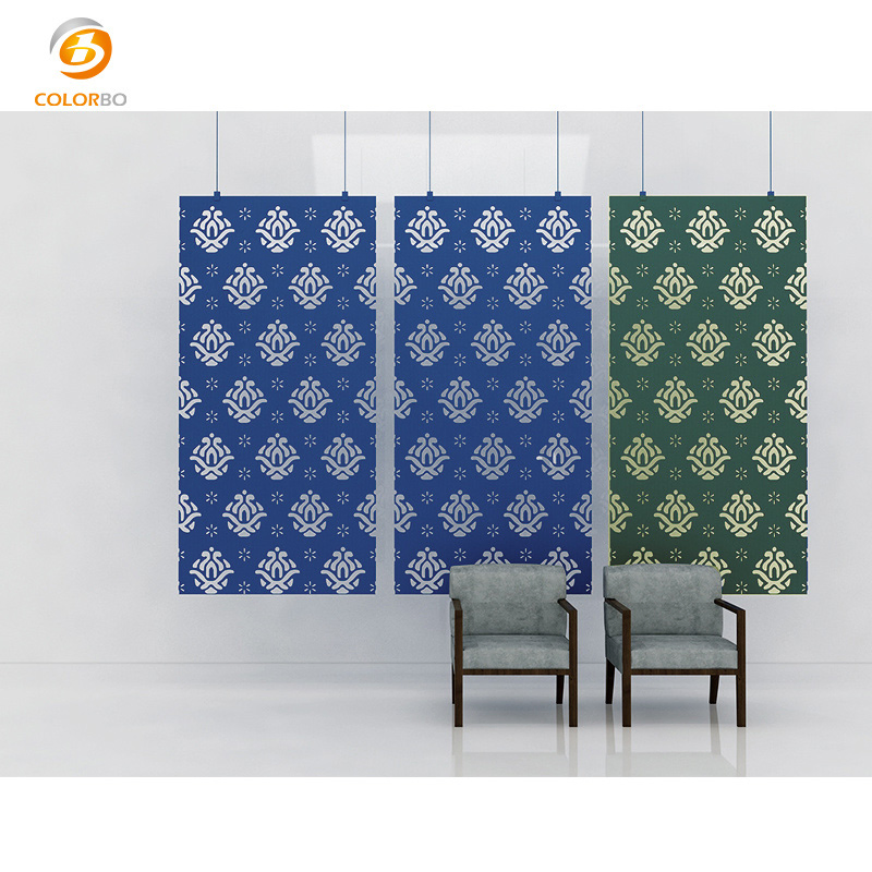 Hollowing Panel Sound Absorption Partition Space Divider Office Furniture Screen with High Quality