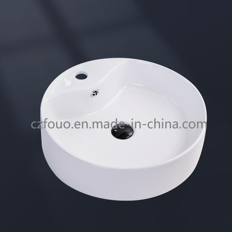 OEM Modern Round Bathroom Ceramic Sink Art Basin Sanitary Ware Wholesale Cheap Price Wash Basin