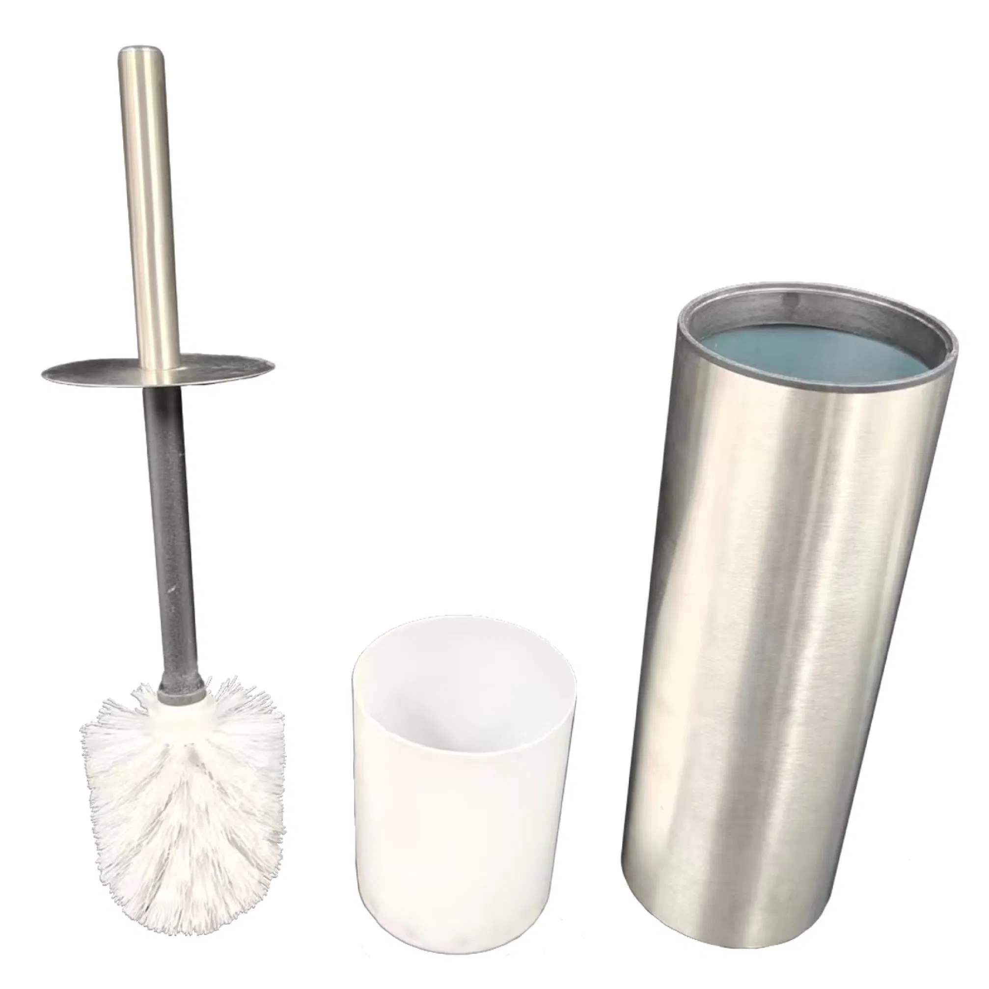 Железный ершик для унитаза с держателем