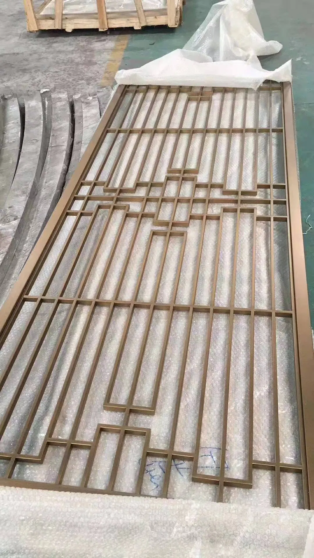 Modern Stainless Steel Laser Cut Room Divider Screen Panels