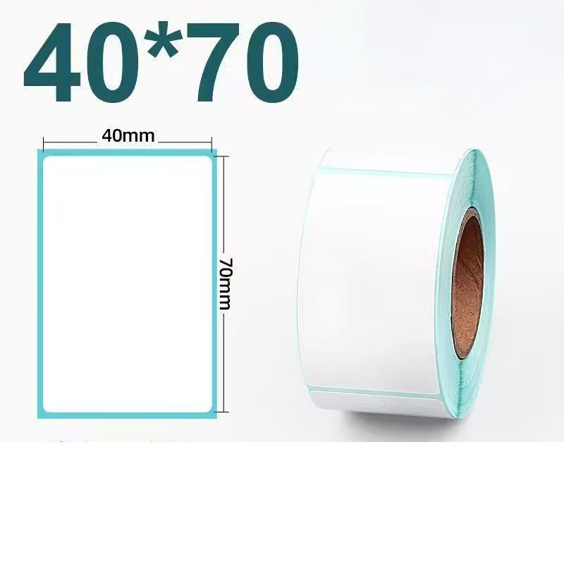 High Quality White Thermal Self-Adhesive Label Paper Roll for Supermarket Labels