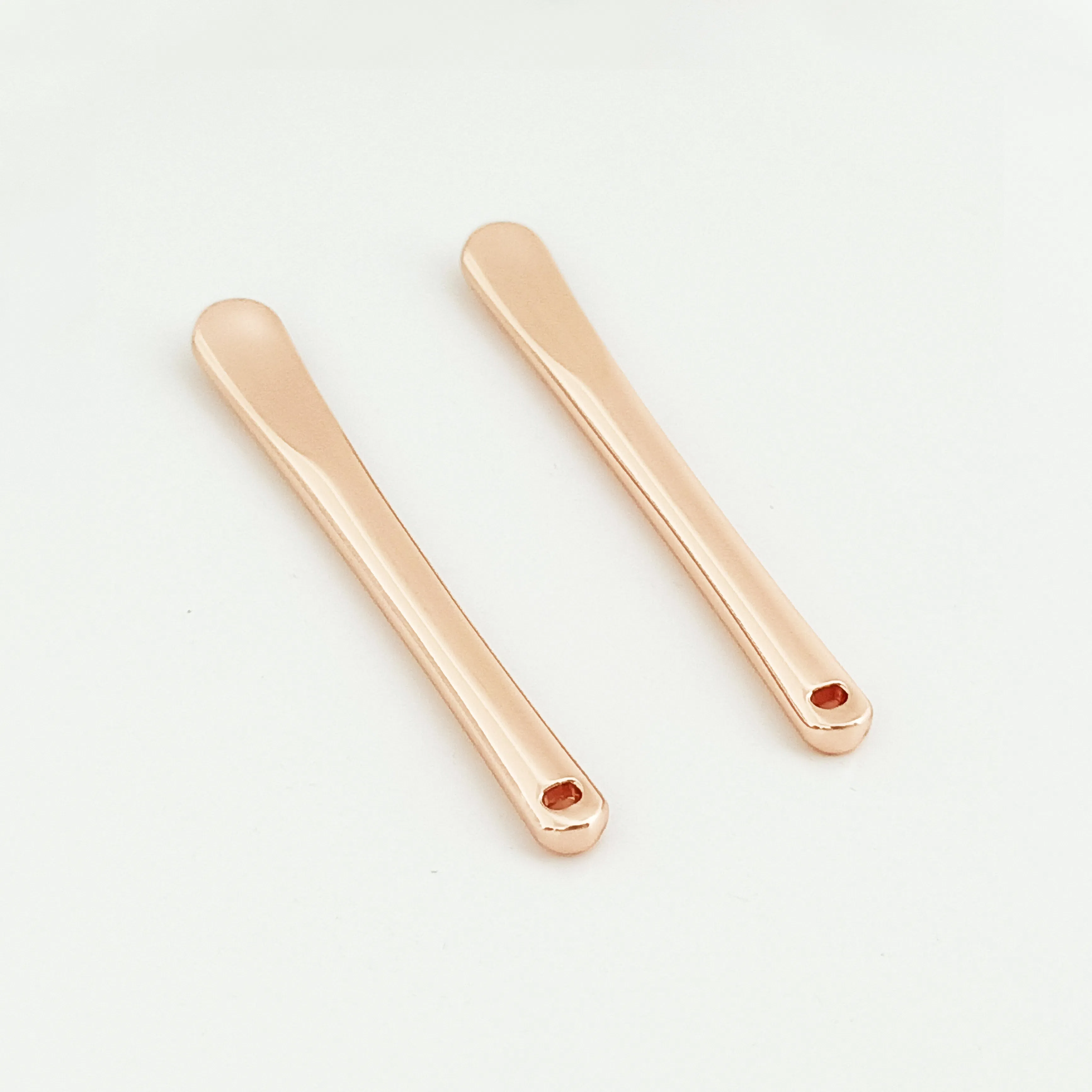 Facial Use Eye Cream Scoop New Design Can Add Logo Customize Color Rose Gold Metal Spatula Cosmetic Cosmetic Spatula