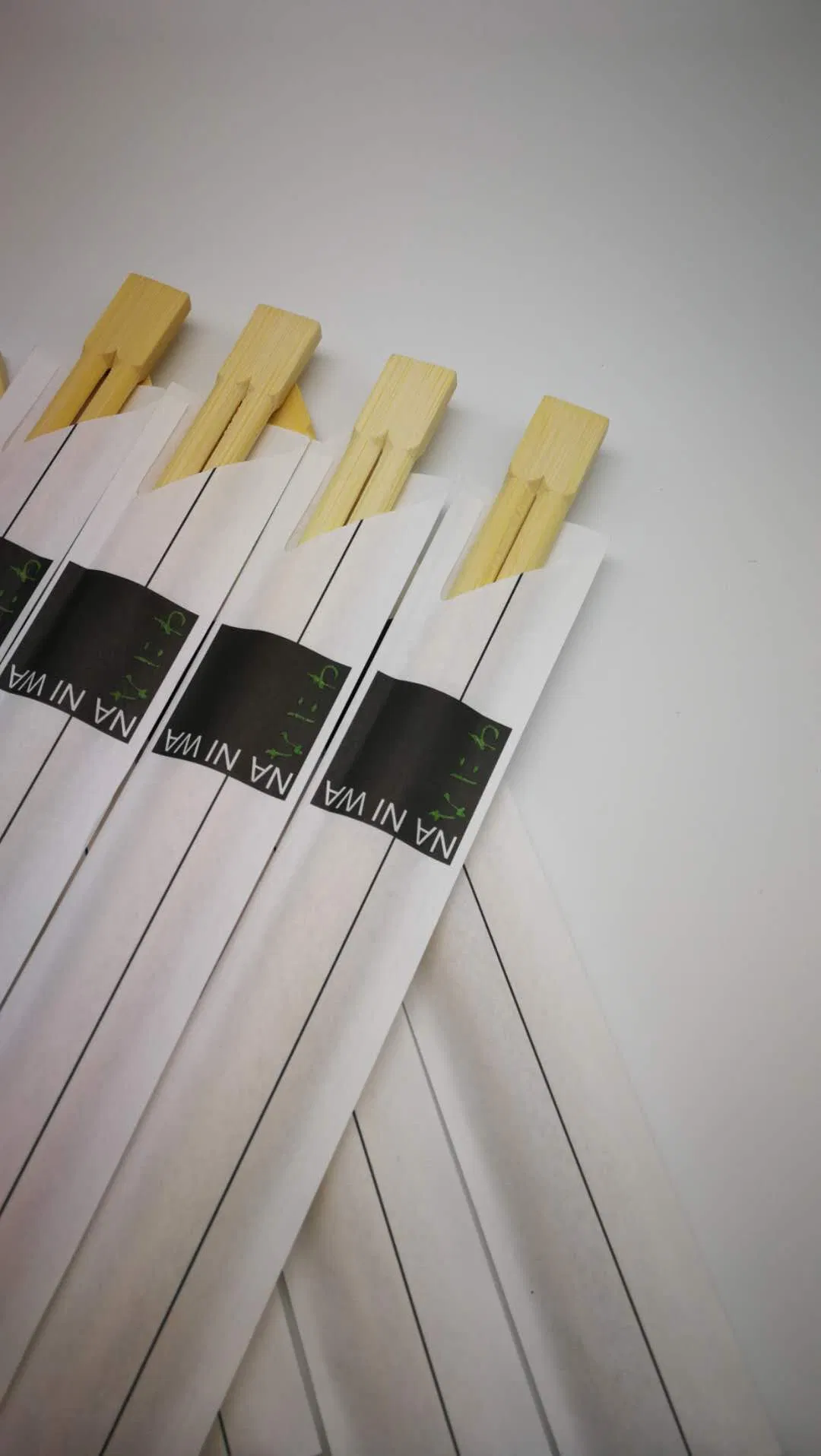 Wholesale Prices Bulk Disposable Bamboo Chopsticks with Paper Wrapper