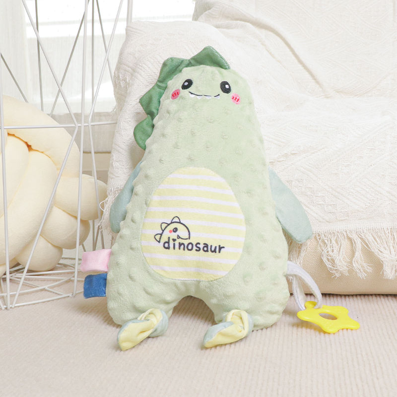 New Arrival Baby Sleeping Soother Doll Animal Plush Toy for Kids Security Baby Blanket Washable with Teethers