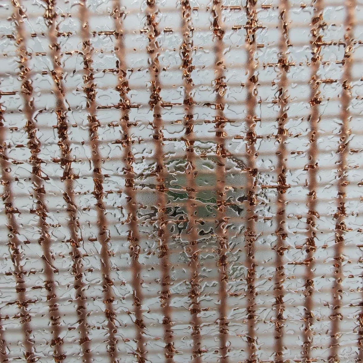 Metal Mesh Laminated Decorative Glass for Luxury Home Designs