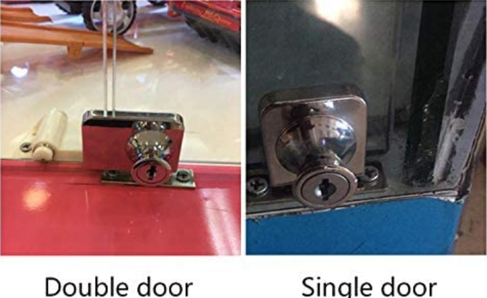 Zinc Alloy Metal Furniture 407 Lock Cupboard Cabinet Glass Showcase Door Lock