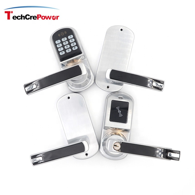 High Security Hotel Digital Electronic Keypad Read Card Door Lock