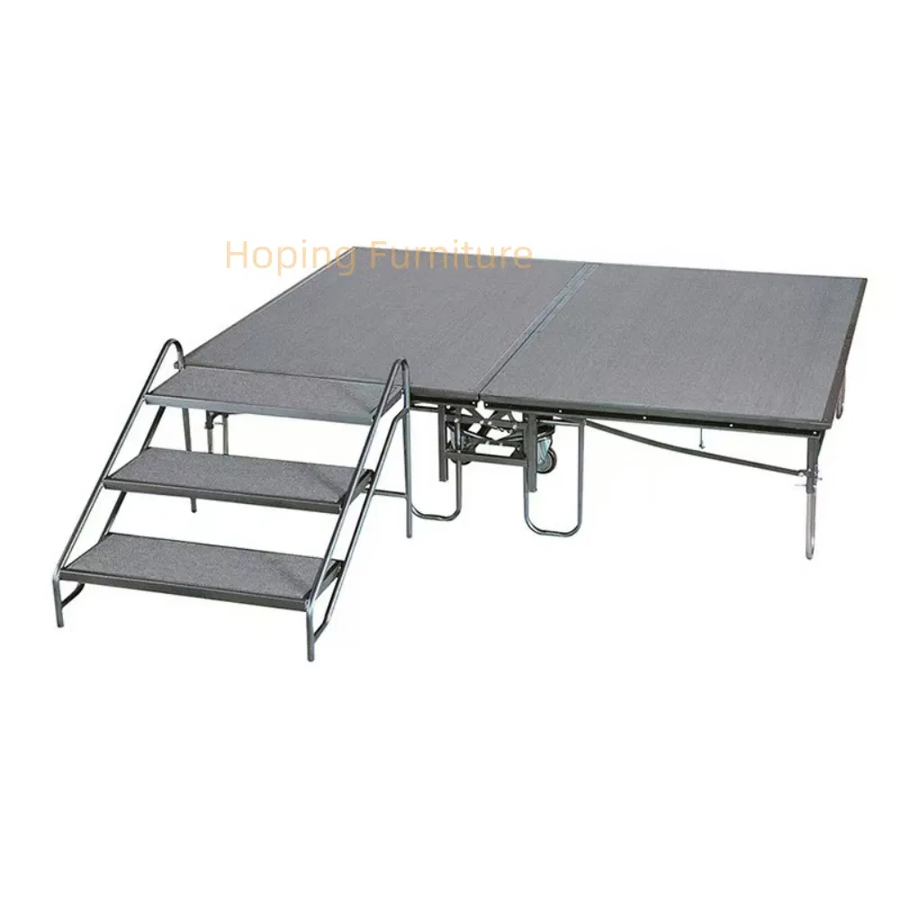 Folding Mobile Event Stages Portable Wedding Stage Stand