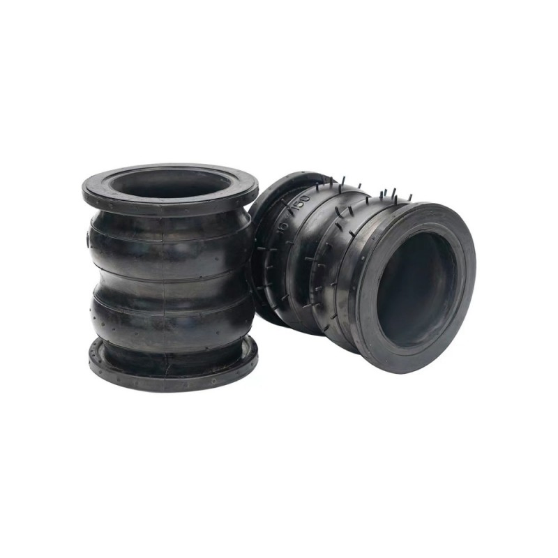 Double Sphere Flexible High Pressure Rubber Expansion Bellow Joint with Steel Iron Forged Connector Water Application Head