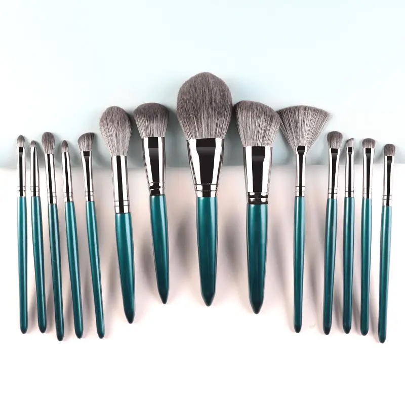 Wholesale Factory Professional Makeup Brushes 14PCS Hot Sale Synthetic Bristles Makeup Brush Set